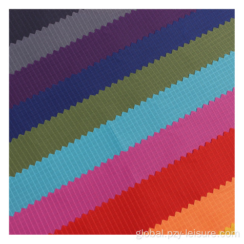 Ripstop Nylon Fabric 210D 0.3cm Plaid Polyester Taffeta Fabric Factory